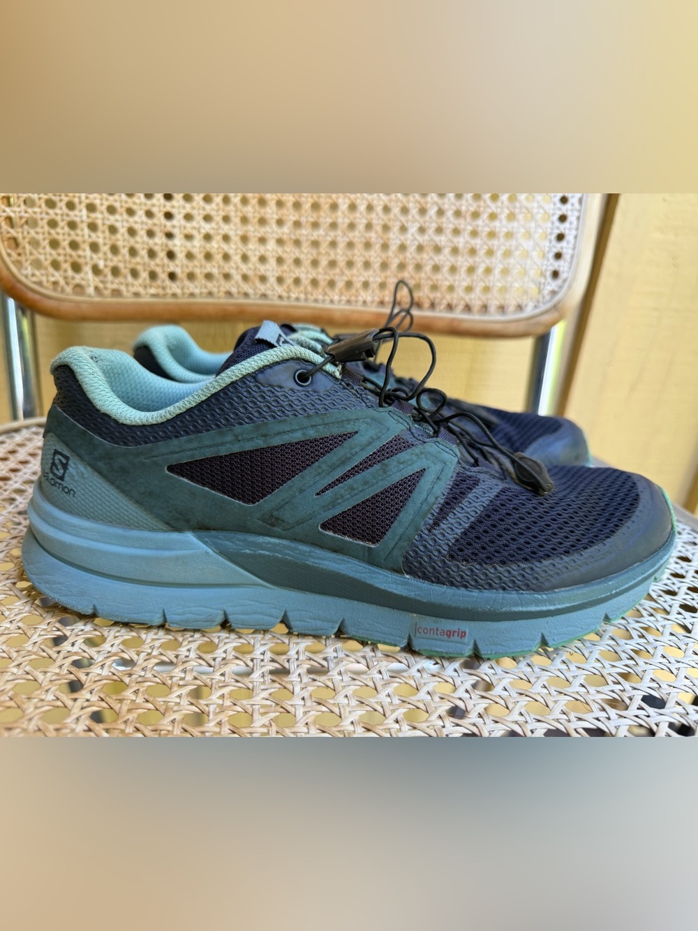 Salomon Sense Pro 2 Trail Running Shoes Blue Teal Women’s size 8